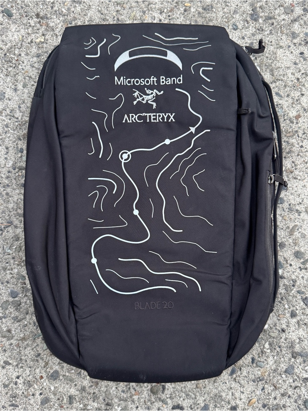 Arcteryx Blade 20 Backpack Laptop Bag Nylon Lined Black Padded Embroidered